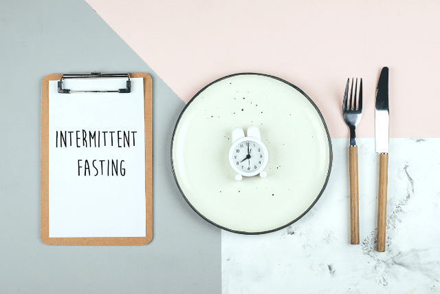 Intermittent Fasting Flat Lay